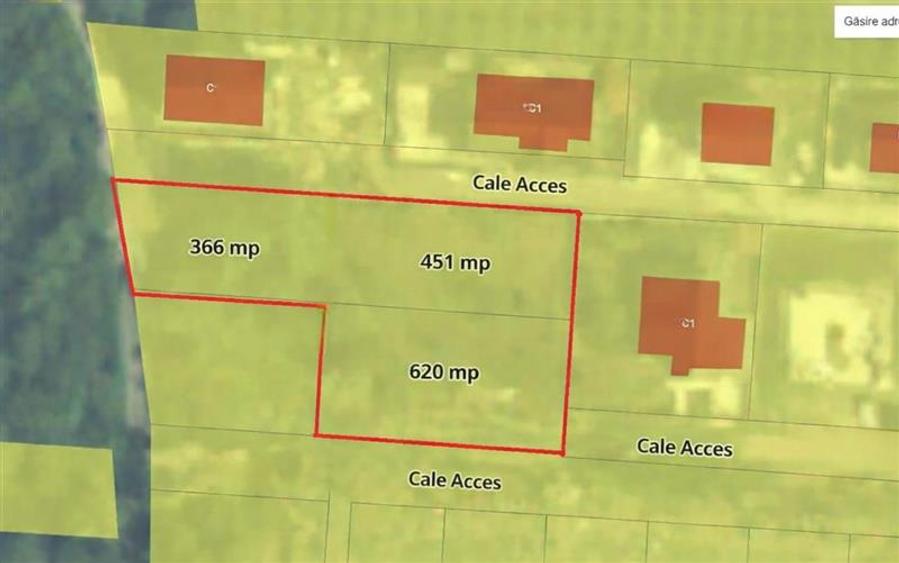 Teren intravilan 1.437 mp,  Valea Lupului, zona rezidentiala