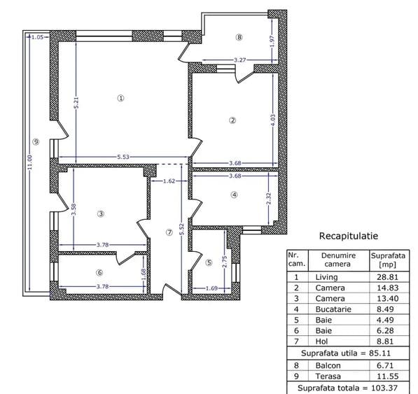 💎 3 Camere NOU 2025 | Proiect Boutique Exclusivist | Aerogării
