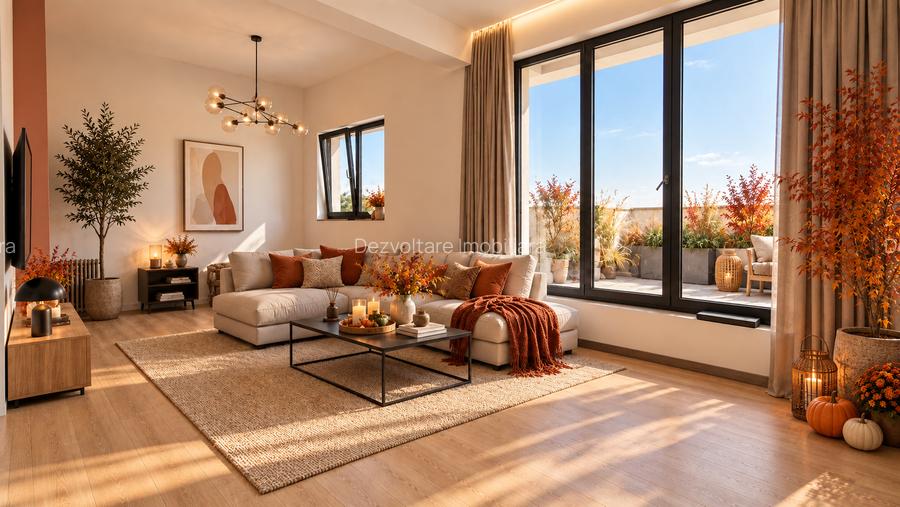 🔝 Penthouse finalizat 🌇Dezvoltator 0% comision-4 camere 🚇 Metrou Mihai Bravu - 5