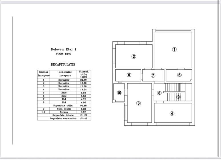 Duplex cu teren generos