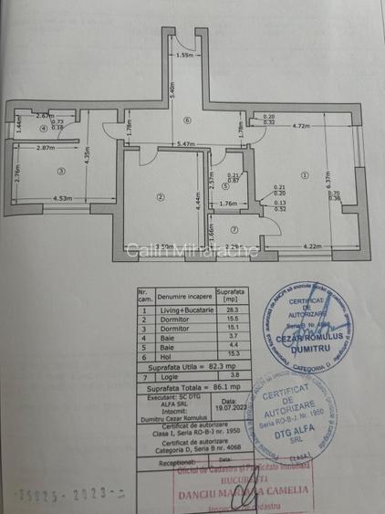 Apartament 3 camere decomandat | 86 mp utili | Imobil 2022  - 16