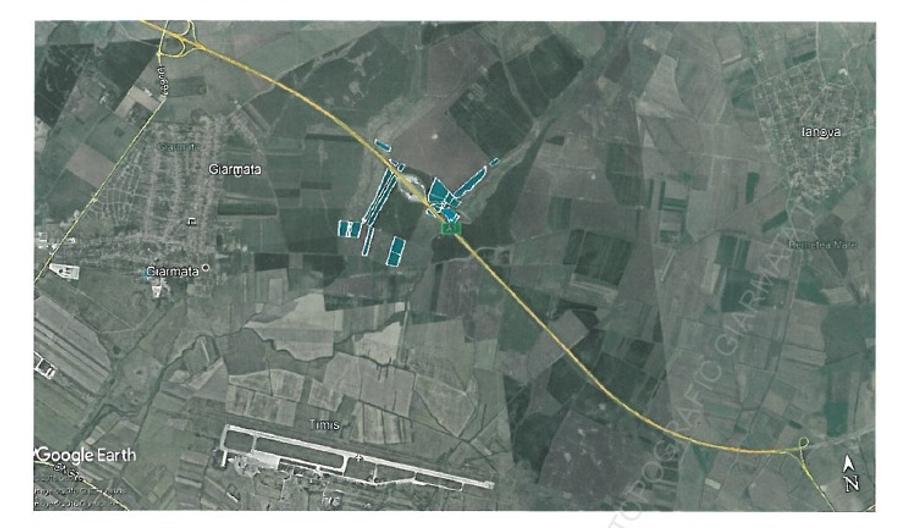350.000 mp teren intravilan în Giarmata | Vânzare integrală sau parcelată