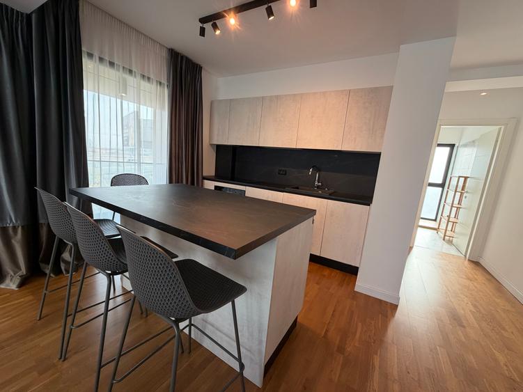 Apartament în bloc nou boutique lângă Herăstrău,mobilat complet