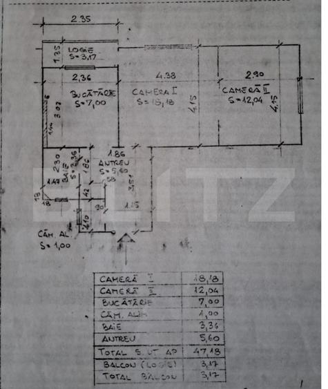 Apartament de vanzare, cu 2 camere, 47 mp,  zona BT ARENA-SALA POLIVALENTA