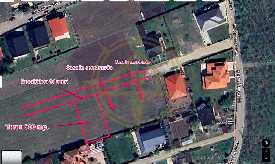 DOM00437 - De vanzare teren intravilan 500 mp langa padure