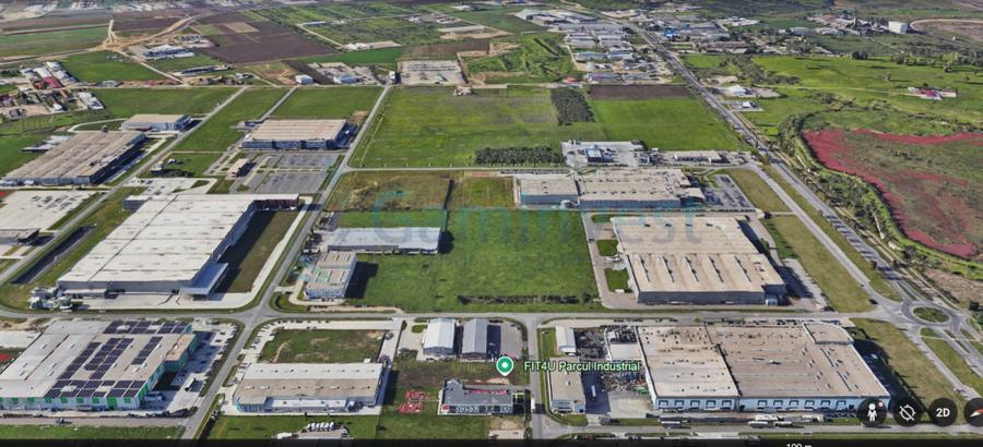 Teren de vanzare, dublu front stradal, Parcul Industrial I Oradea, Bihor