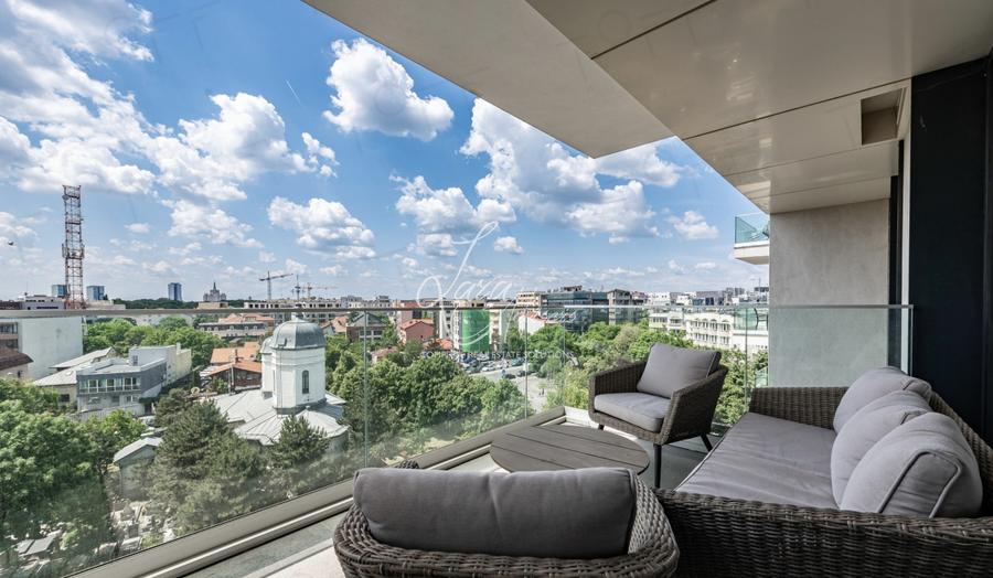 One Herastrau Plaza, 3 camere complet mobilat cu parcare subterana