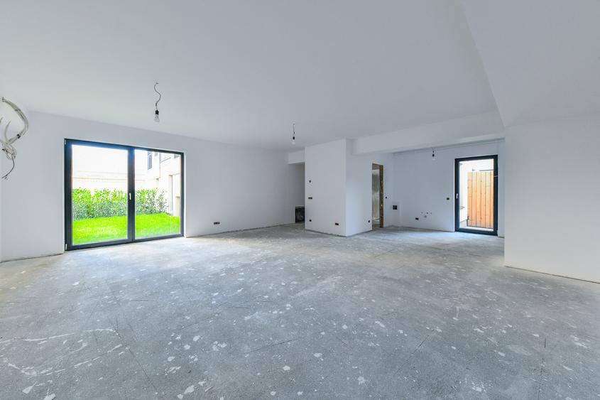 Apartament 2 camere, parter, 77,2 mp, grădină 37,8 mp