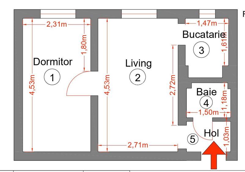 COMISION 0% Apartament 2 camere mobilat si utilat etaj 1 | Tiglari - 1