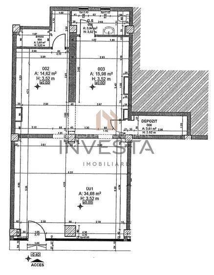 Spatiu comercial de inchiriat - 81mp - zona Kaufland Marasti - 1
