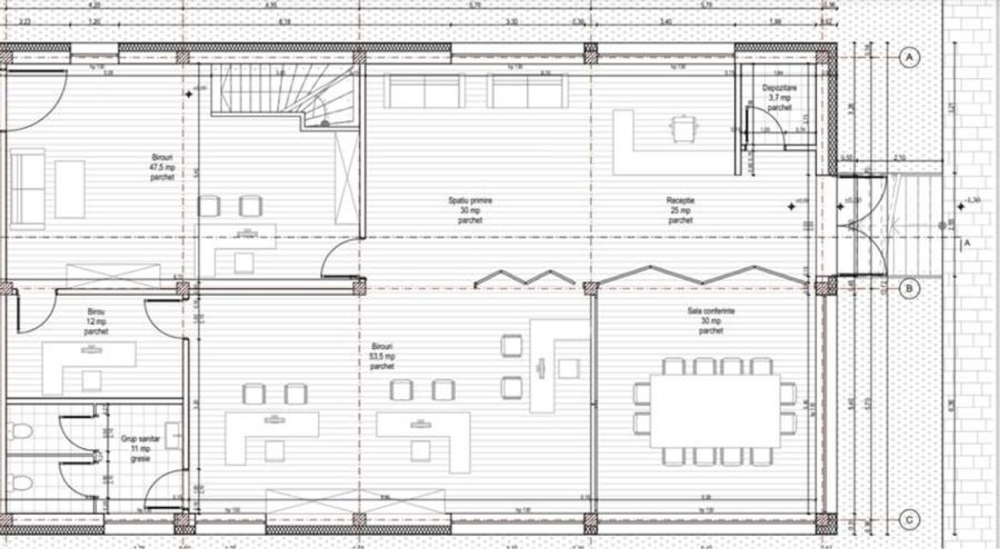 Spatiu comercial, D+P, 420 mp utili, sens Cluj-Turda!