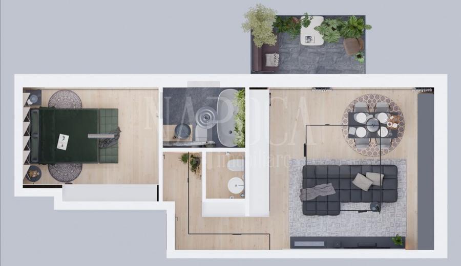 Apartament 2 camere de vanzare in Dambul Rotund, Cluj Napoca