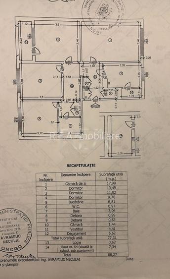 4 camere - decomandat - parcare + boxa - 20