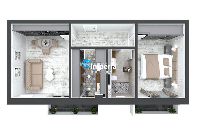 Apartament de vanzare,2 camere decomandat, bloc nou, Pacurari Kaufland - 9