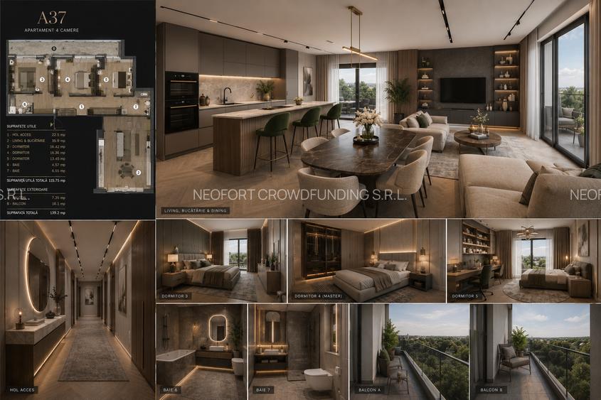 NEOFORT 42– METROU MUNCII 300m și PARC NAȚIONAL | BLOC 2026, 2 SCARI, 2 LIFTURI - 2