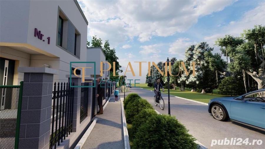 P1819 Casă înșiruită cu 4 camere decomandate în Giarmata Vii