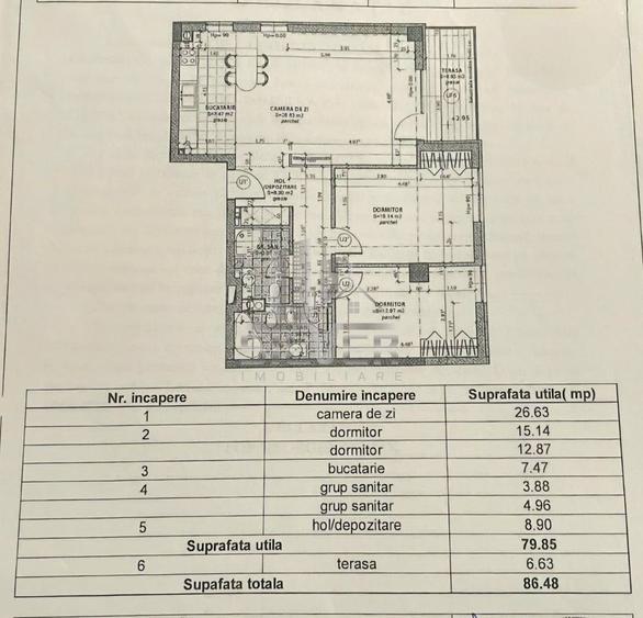 Apartament cu 3 camere/80 mp/garaj/RIVIERA LUXURY RESIDENCE.