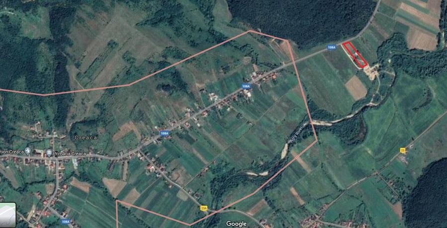 Teren extravilan 5.800 mp – Prodanesti, com. Creaca, jud. Sălaj