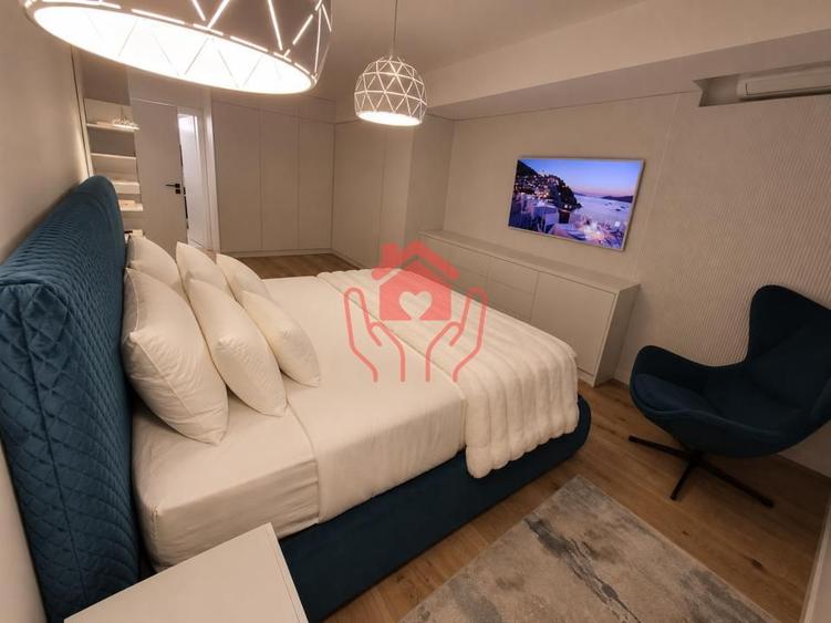BANEASA (Dobrogeanu Gherea)-3 camere mobilat luxury, bloc boutique, 2 parcari!