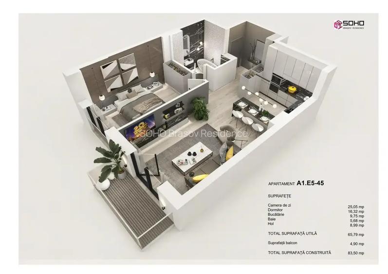 Apartament 2 camere