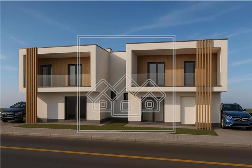 Casa tip duplex in Selimbar, 4 camere, 200 mp teren