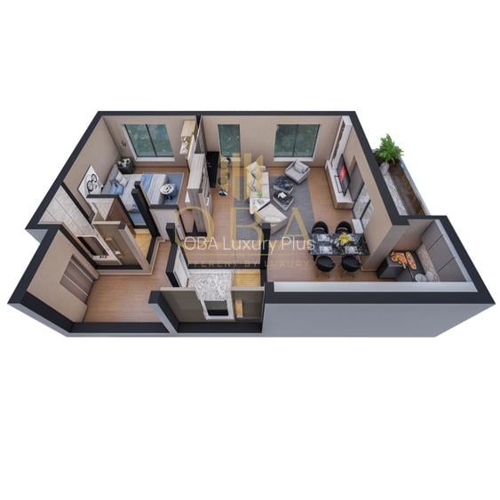 Apartament 2 camere Constanta - O.B.A LUXURY PLUS - Predare 2026 - 13