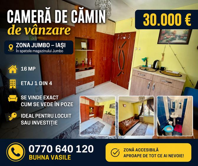 CAMERA DE CAMIN - ETAJ 1 - 16MP - MOBILATA SI UTILATA 30.000 EURO