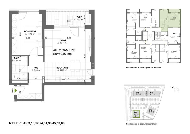 -3% Discount aplicat: Ap si Boxă + 2000 € Discount la parcare | Oferta limitata! - 4