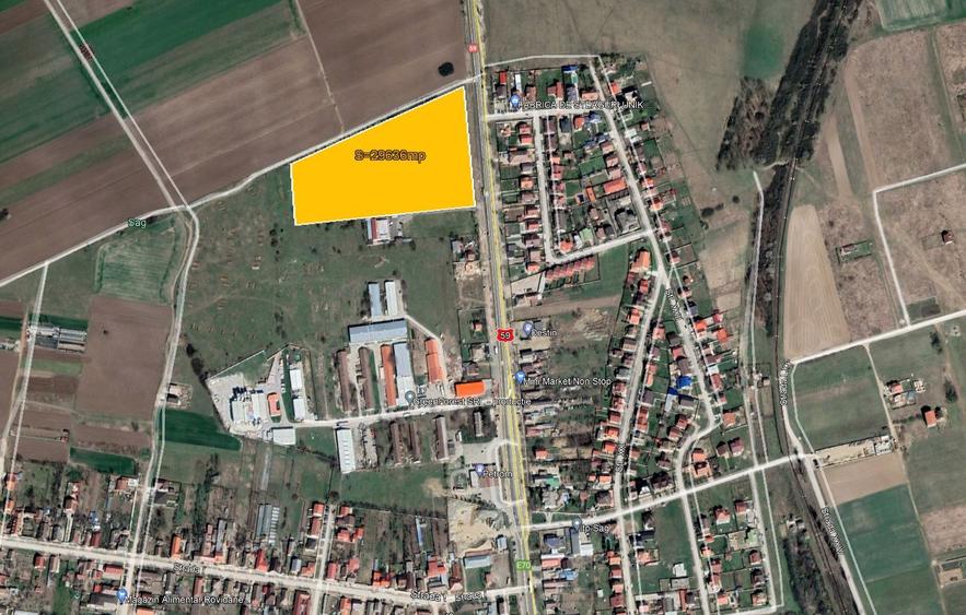 De vanzare teren, comercial, industrial, logistica, nu necesita PUZ, Sag - Timis