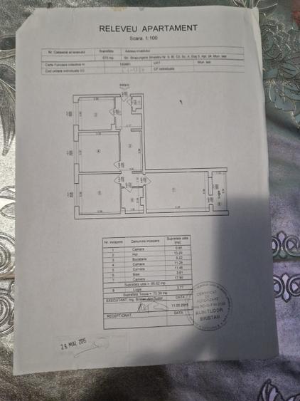 PROPRIETAR – 3 Camere Decomandat, 71 mp, Zona Gării (Etaj 5/10)