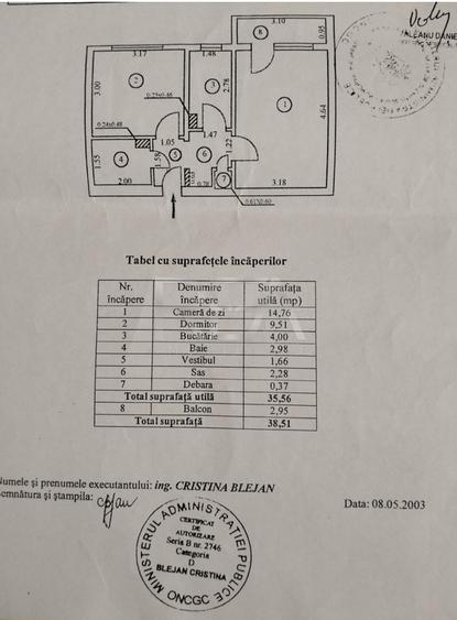 2 camere | Brâncoveanu | Budimex | Bloc reabilitat | Balcon