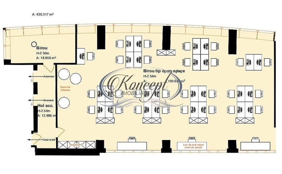 Spatiu office premium in Piata Mihai Viteazu
