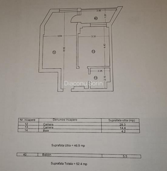 Apartament cu vedere la mare in Building Stefan Resort - 15