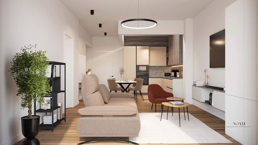 2 Room Apartement Design Contemporan and Confort Urban Near Metro Station