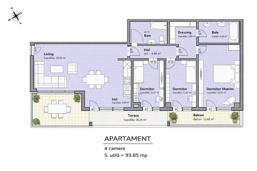 Penthouse cu o priveliște superba  - zona Galata