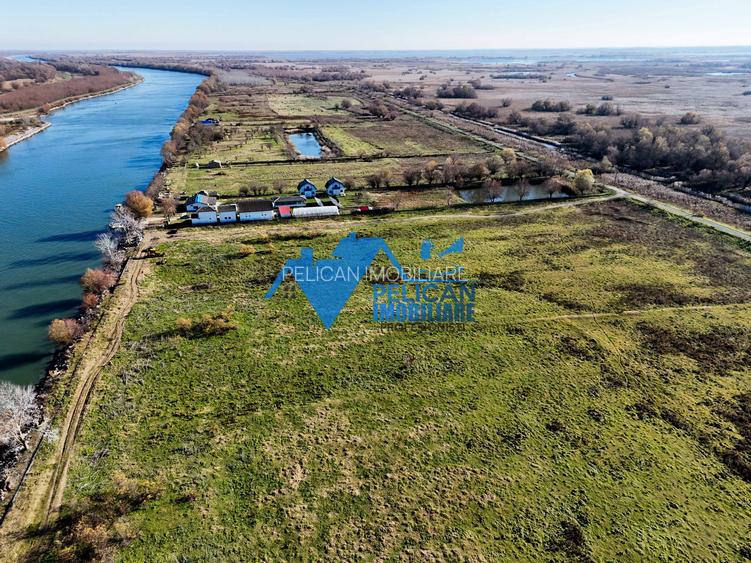 Teren intravilan VULTURU, 5300 MP, front la Dunare 26 ML - 7
