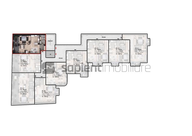 Apartament nou, modern cu 2 camere - Ultracentral -  Cuza Voda - 7