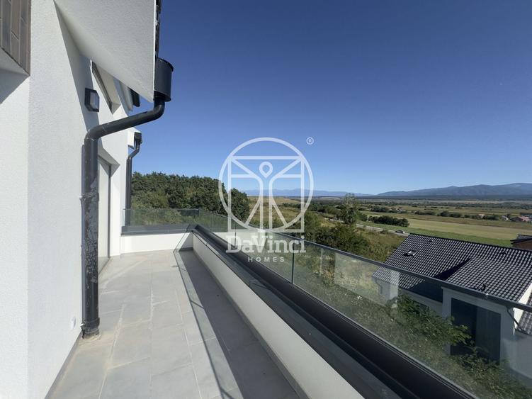 Penthouse 3 camere, 2 bai si dressing, intabulat, contoare montate