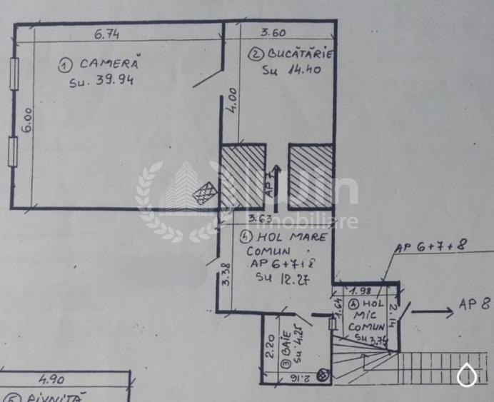 Apartament 1 camera | Etaj 1 | Cladire Istorica | Piata Unirii!