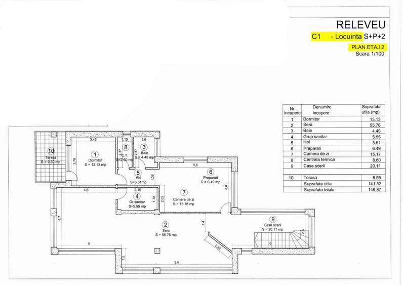 Bloc 4 apartamente - Demisol + Parter + 2 Etaje - 600mp