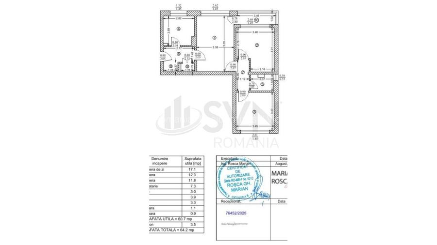 REA1029545 Apartament 3 camere I Partial Mobilat I Obor I birouri sau rezidentia - 16