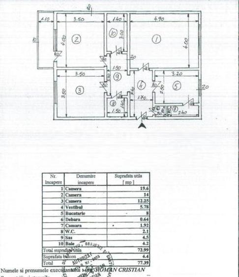 3 CAMERE 1/8 78MP BL 1986 REABILITAT  VEDERE MIXTA  METROU PARC  LOC PARCARE ADP - 8