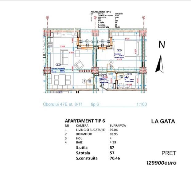 DEZVOLTATOR BLOC NOU-COMISION 0%-TVA INCLUS-2 CAMERE DECOMANDAT