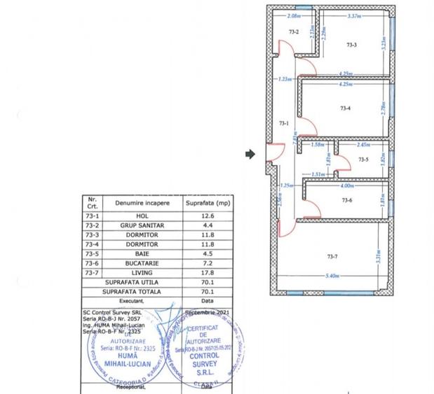 Metalurgiei-Grand Arena -2 camere-59 mp - pret  91500 euro+TVA - 7