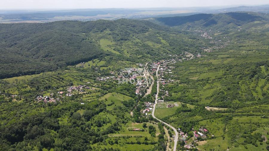 Teren spectaculos cu padure, livada si priveliste panoramica in Soimari PH