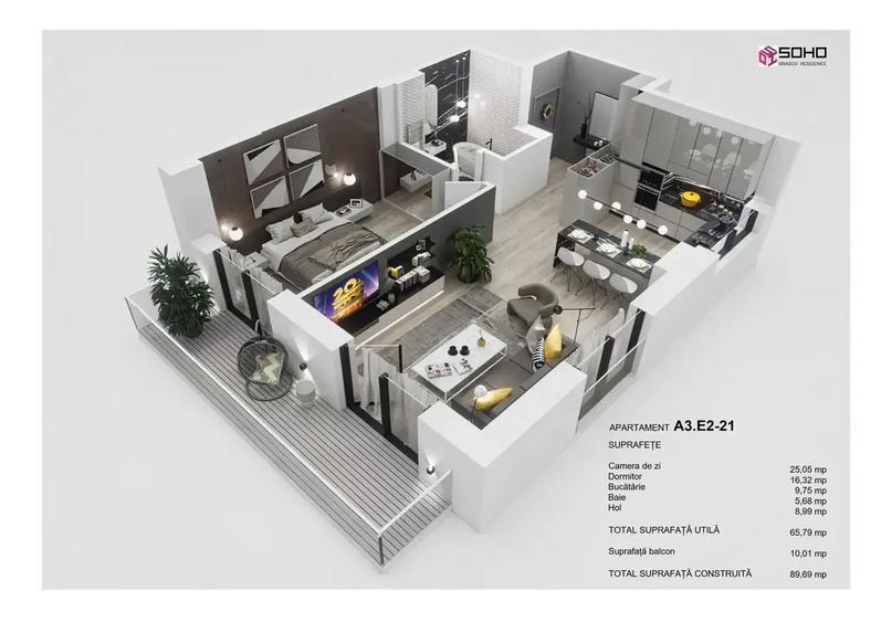 Apartament 2 camere
