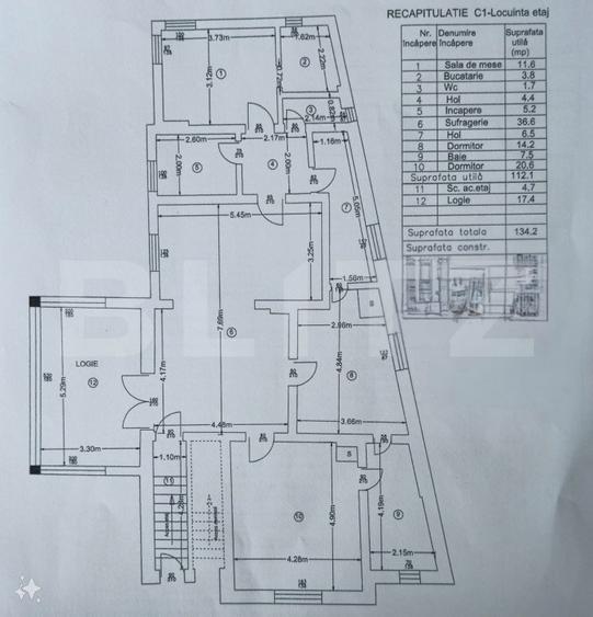 Casă P+1, 250mp utili, 589 mp teren, zona 1 Mai