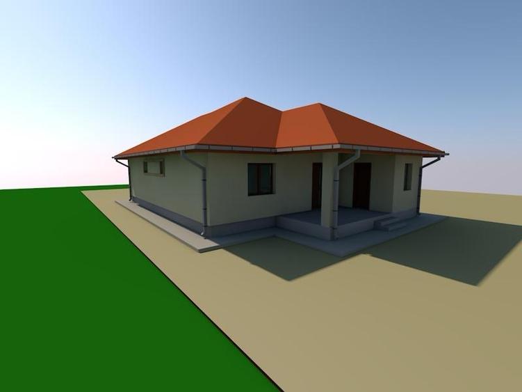 Casa individuala moderna, 100 mp utili, 540 mp teren - Sanandrei