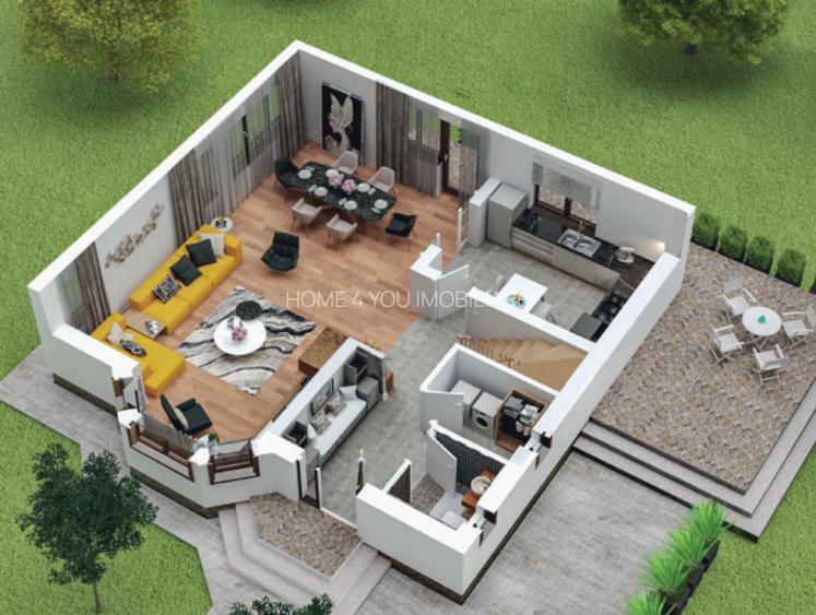 De Inchiriat -Casă 4 camere premium- Teleferic Grand Residence -Cristian Brasov