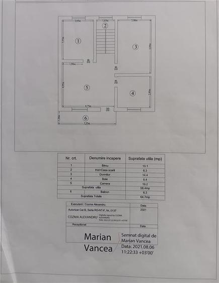 Dumbrava com. Ciurea Vila P+M Su=120mp Teren 300mp toate utilitatile